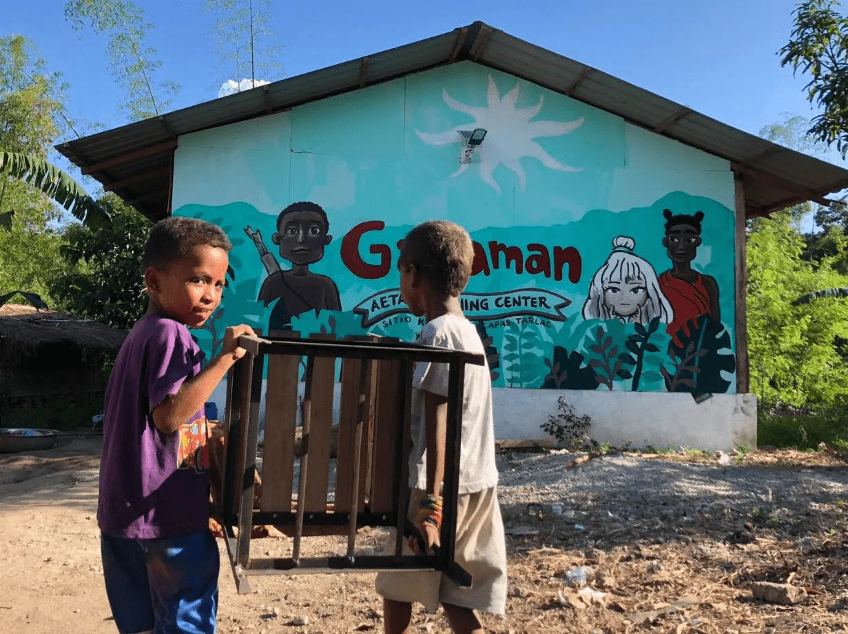 Aeta Learning Center kasama ang mga bata